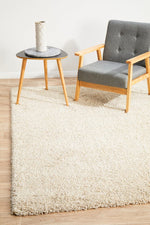 Alice Cream | Shaggy Rug | Rug Culture | Rugs Plus Online