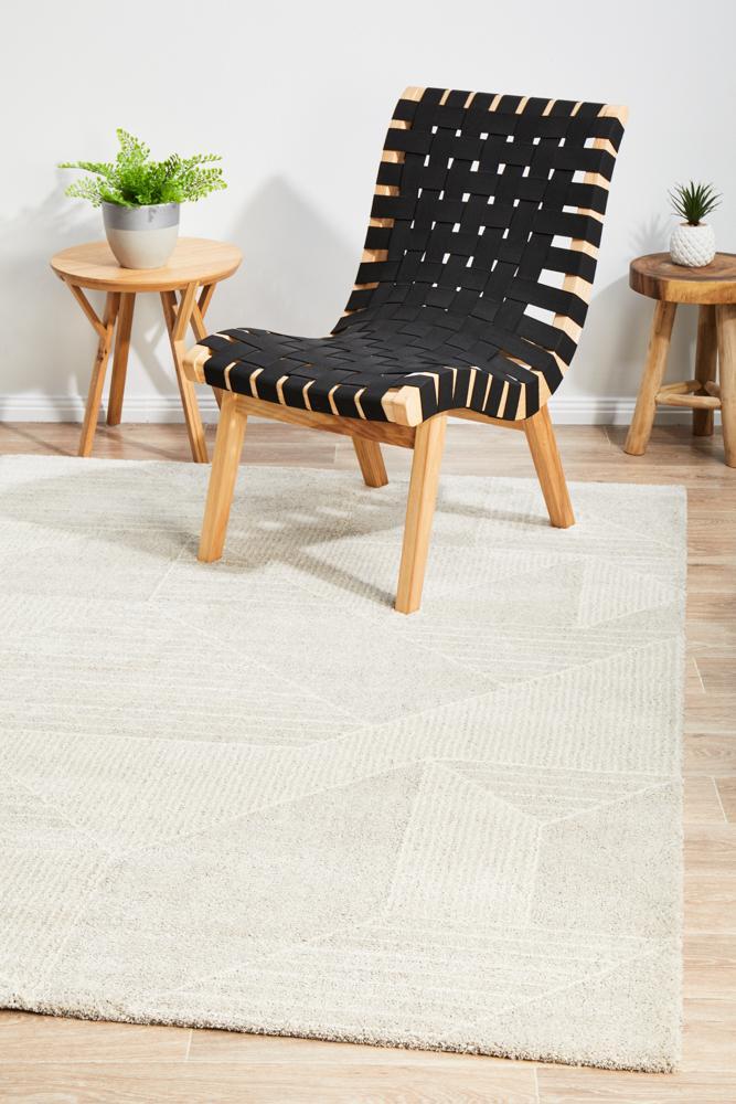 Alpine grey scandinavian style rug