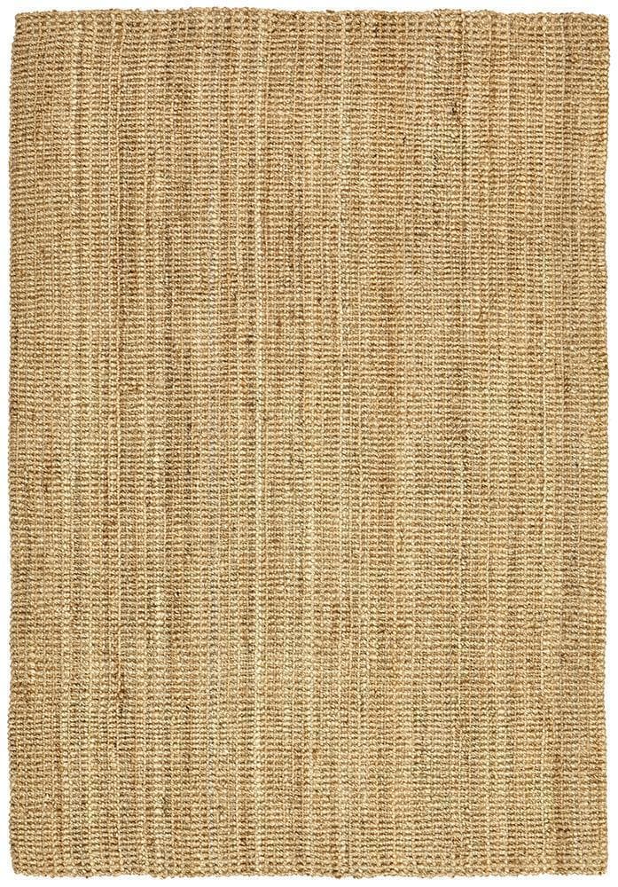Chunky Barker natural jute fibre natural colour rug