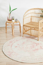 Avenue Diana - Rose - Round - Rug