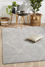 Broadway Jasmine Rug - Silver