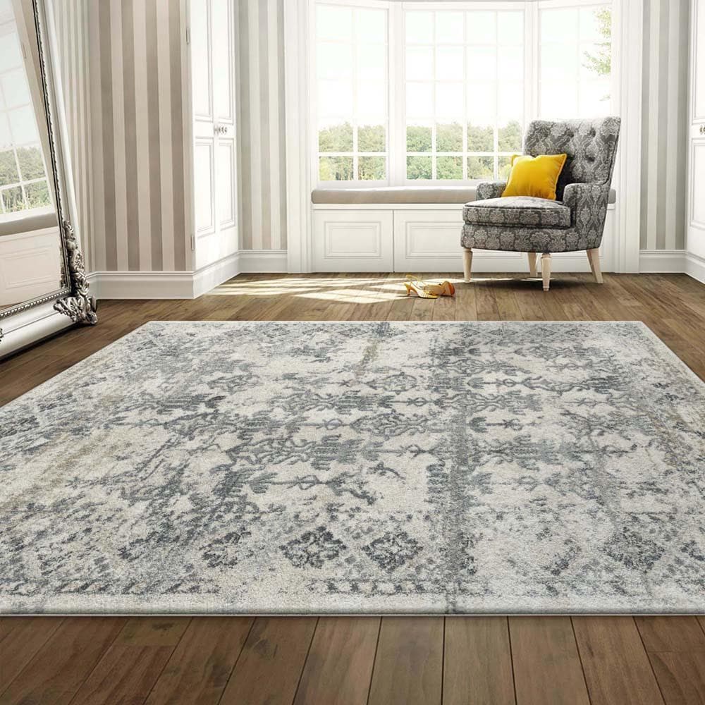 Bailey 762 grey modern style rug.