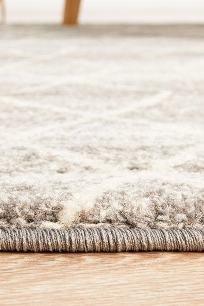 Transitional Remy - Silver [Round] - Rug