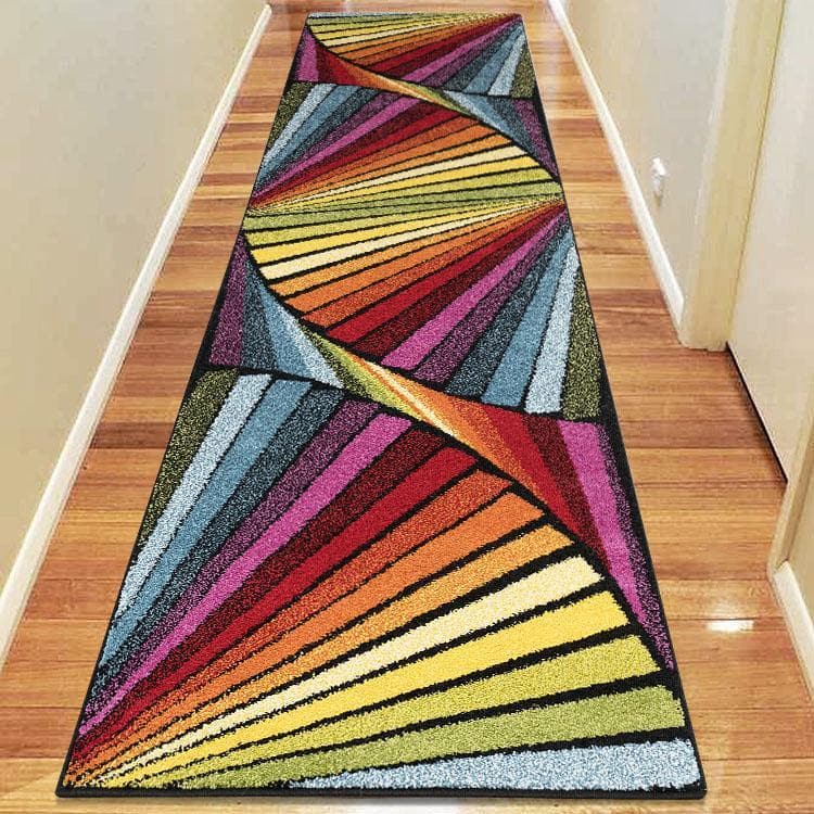 Galaxy 213 Multi hallway runner modern rug 
