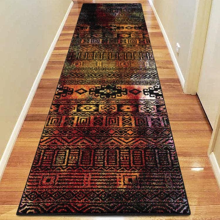 Galaxy 243 Multi hallway runner modern rug 