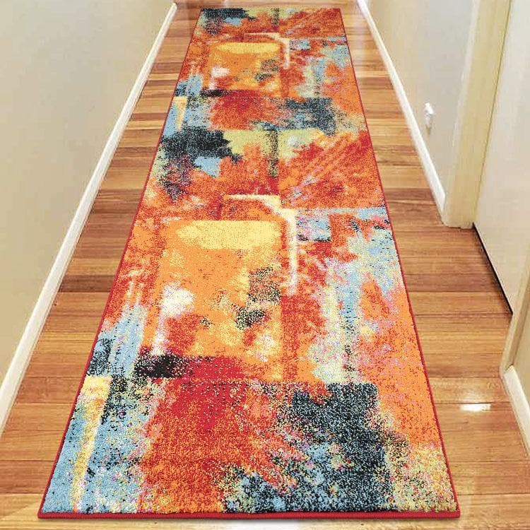 Galaxy 246 Multi hallway runner modern rug 