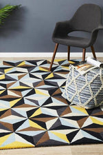 Matrix Pure Wool Rug - Blue