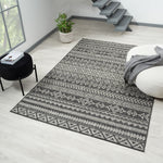 Alfresco In/Out 421 Charcoal | Outdoor Rug | Rugs Plus Online