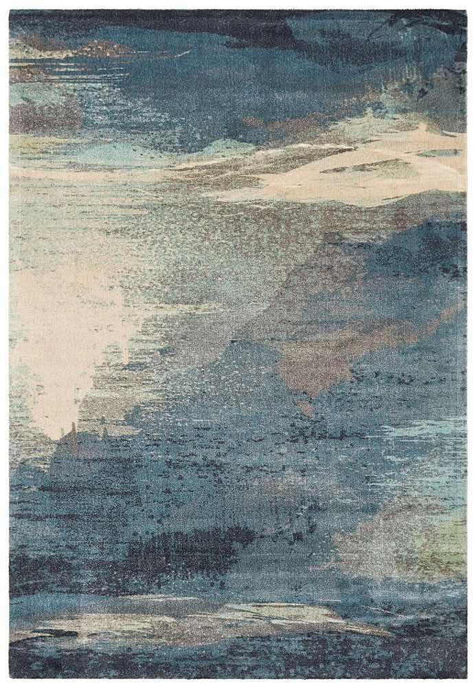 City Monet Stunning Blue Rug