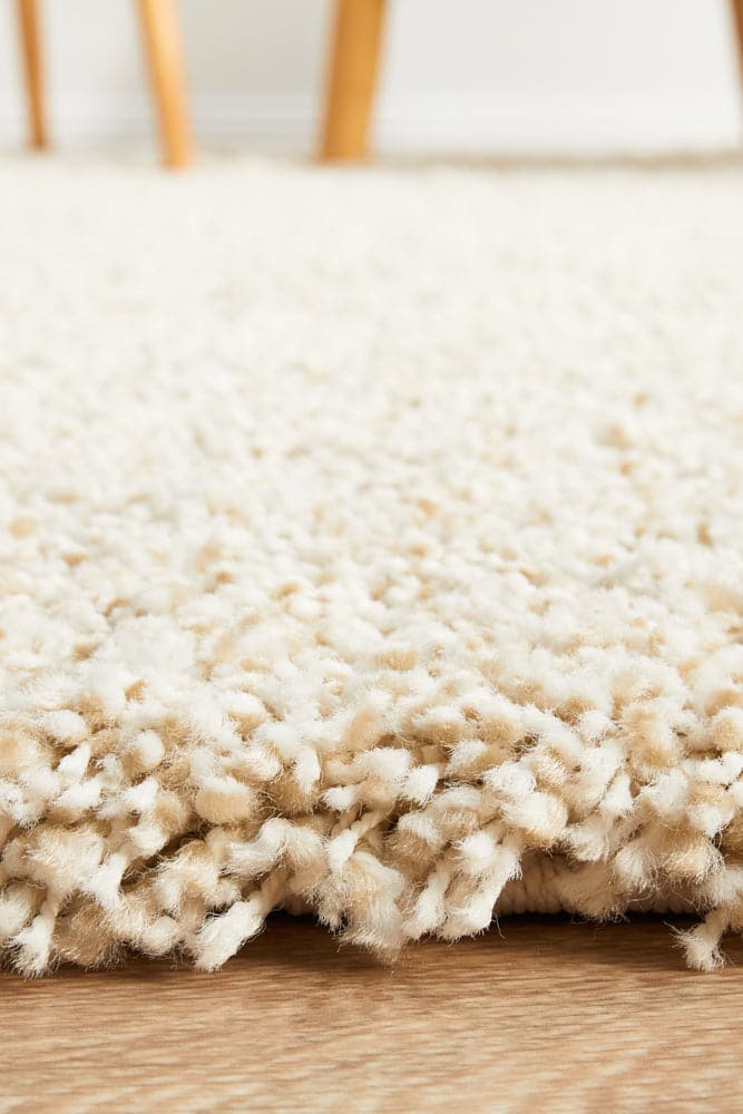 Alice Cream | Shaggy Rug | Rug Culture | Rugs Plus Online