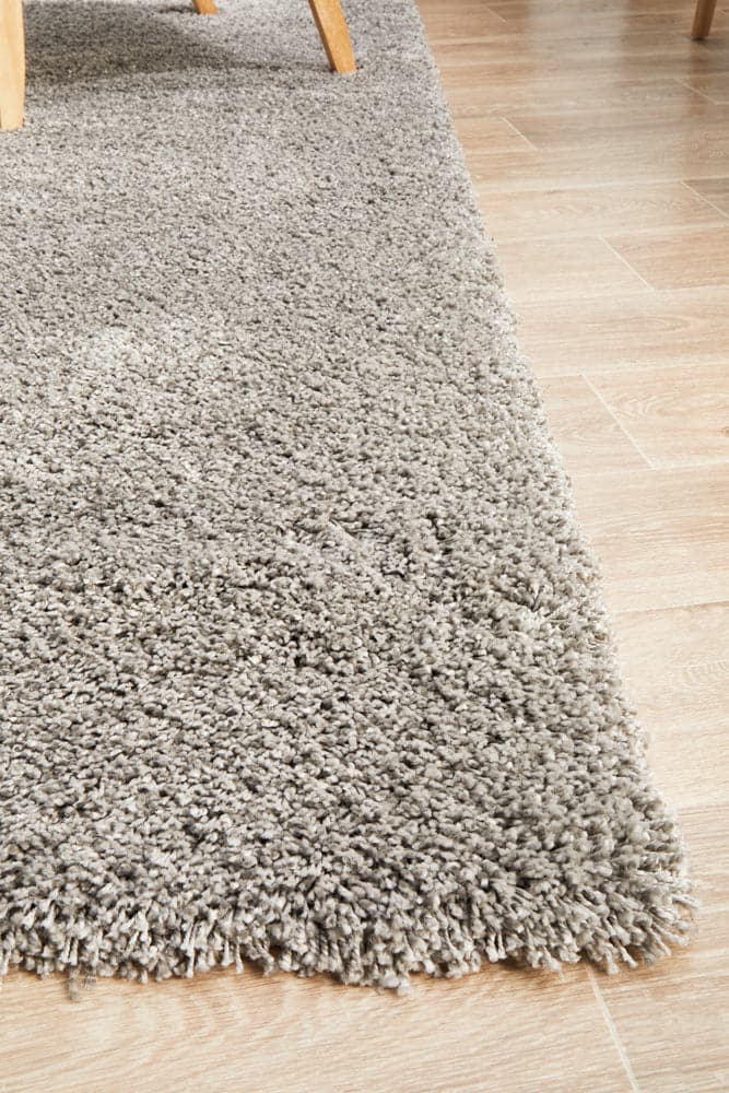 Alice Silver | Shaggy Rug | Rug Culture | Rugs Plus Online