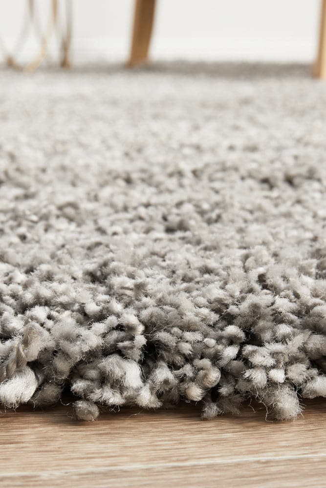 Alice Silver | Shaggy Rug | Rug Culture | Rugs Plus Online