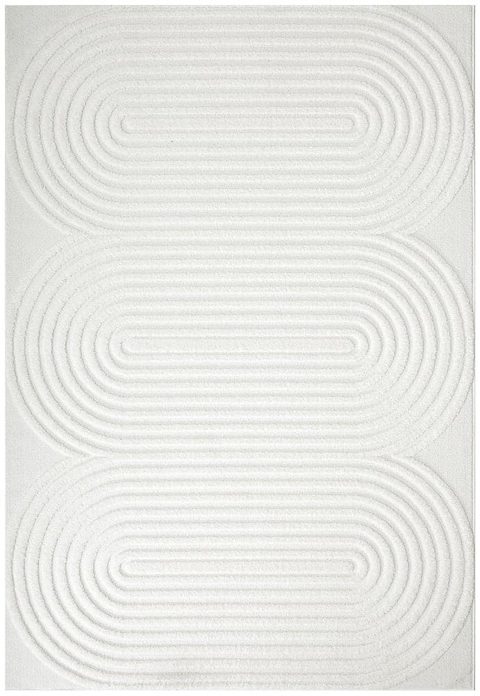 Lotus Carl White Rug