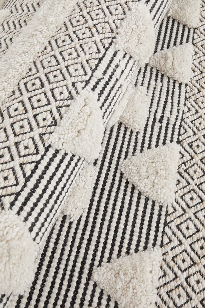 Miller Rhythm 733 Flow Ivory | Wool Mix Rug | Flatweave Rug | RugsPlusOnline