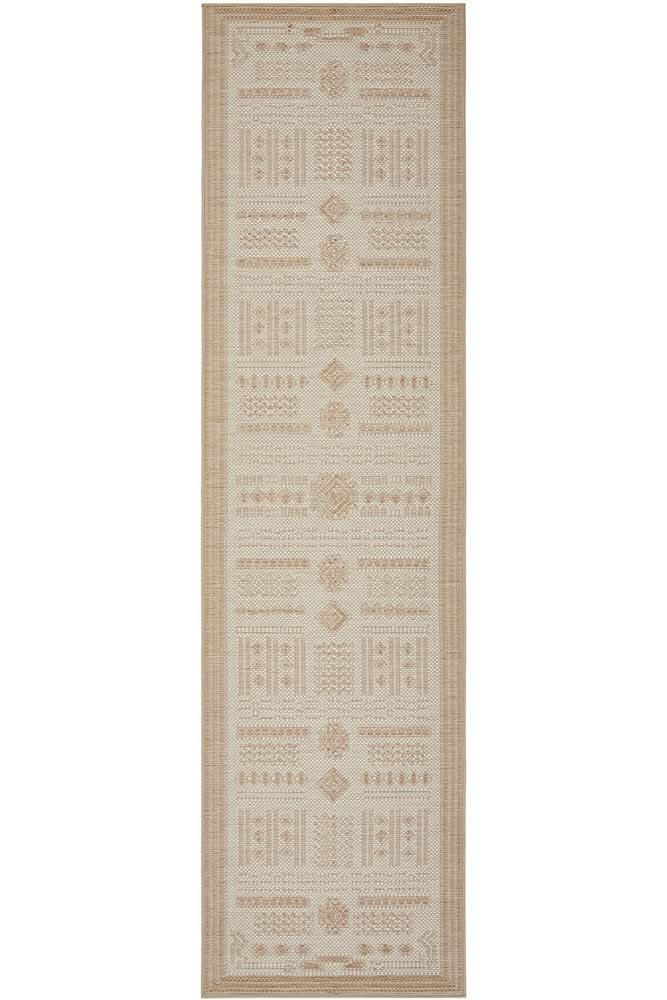 Patio Ziggy Natural Runner Rug