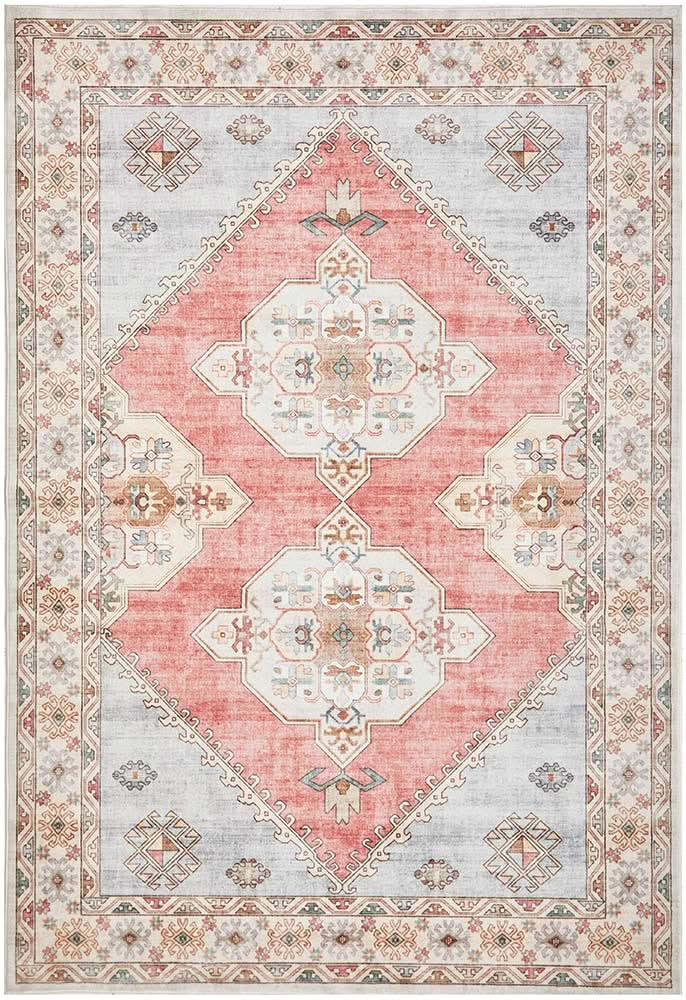 Revive Avril Rose Washable Rug