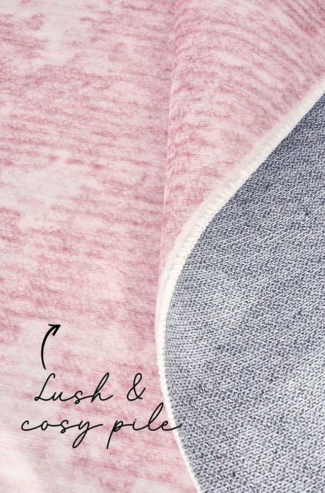 Revive Muse Blush Washable Rug