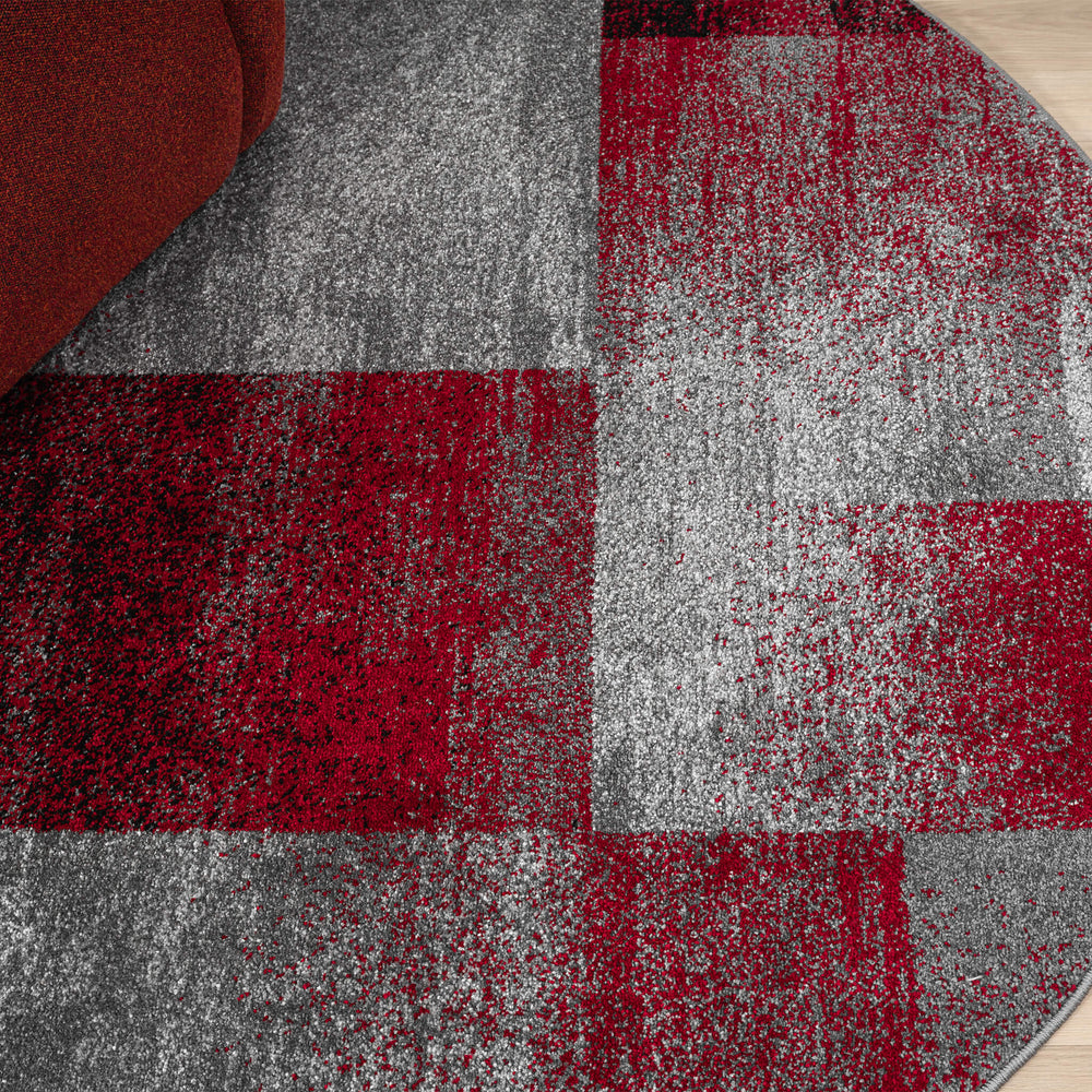 Slater 766 Red | Round Rug | Saray Rugs | Rugs Plus Online