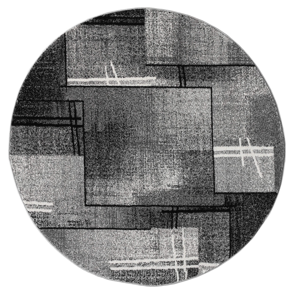 Slater 768 Grey | Round Rug | Saray Rugs | Rugs Plus Online