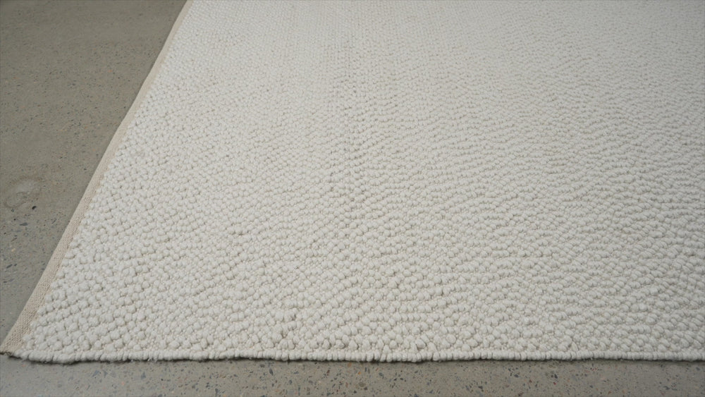 
            
                Load and play video in Gallery viewer, Boucle White Rug
            
        