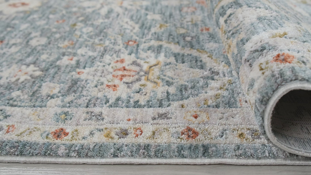 Adel 649 Denim | Transitional Rugs | Rugs Plus Online