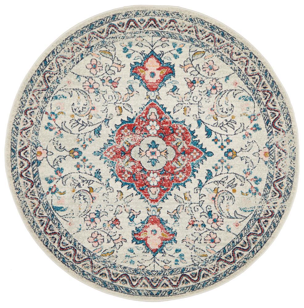 Avenue genevieve pastel round rug