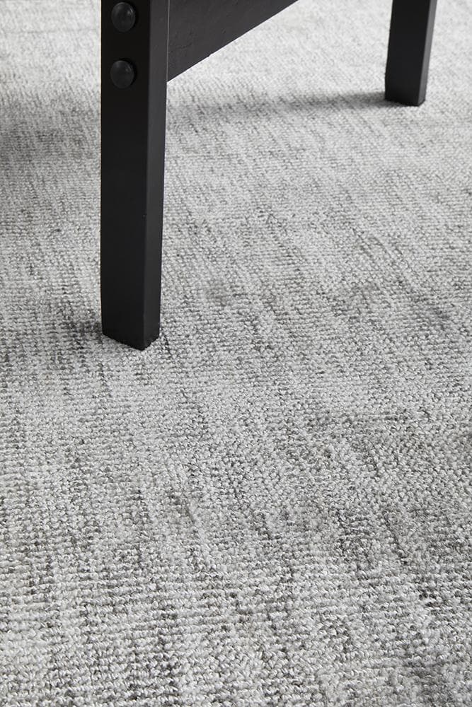 Azure Silver Contemporary Rug 