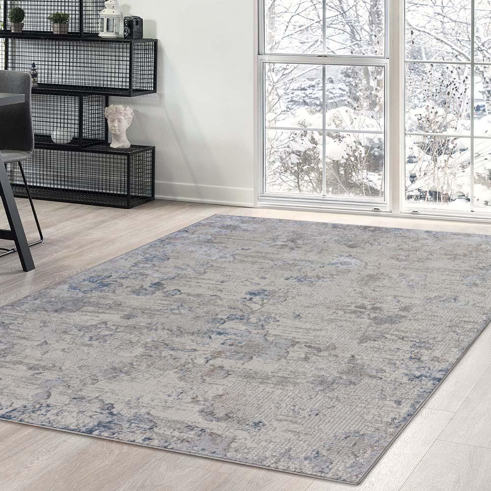 Ashford 95 Light Grey modern transitional rug