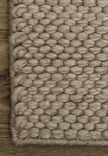 Drake Rug Small Bayliss Drake - Linen | Flat Weave | Wool Rug | Rugs Plus Online