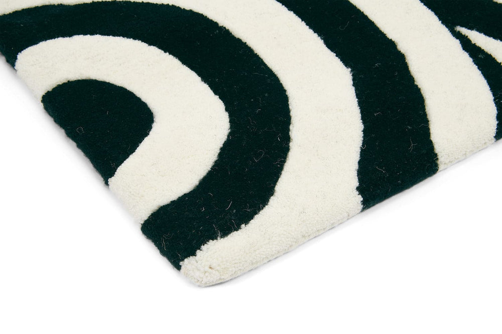 Florence Broadhurst Rug Turnabouts Black 039205