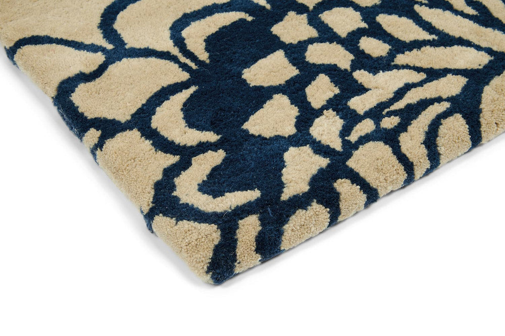 Florence Broadhurst Rug Japanese Floral Midnight 039708