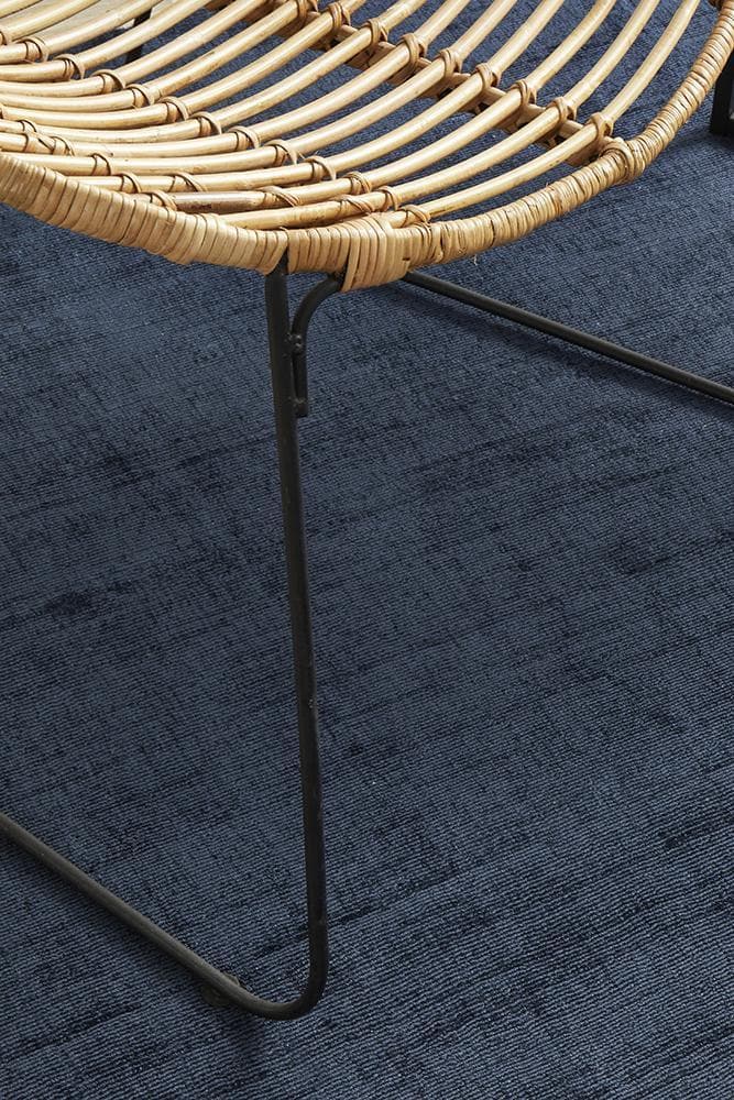 Bliss denim contemporary rug 