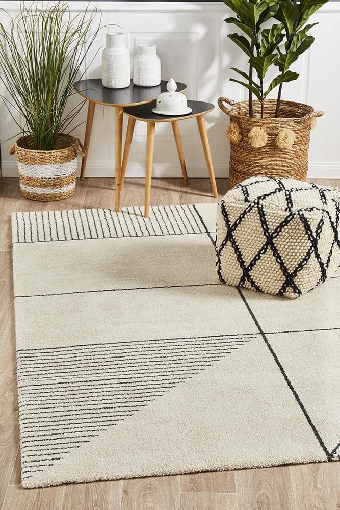 Broadway Florence Ivory contemporary rug