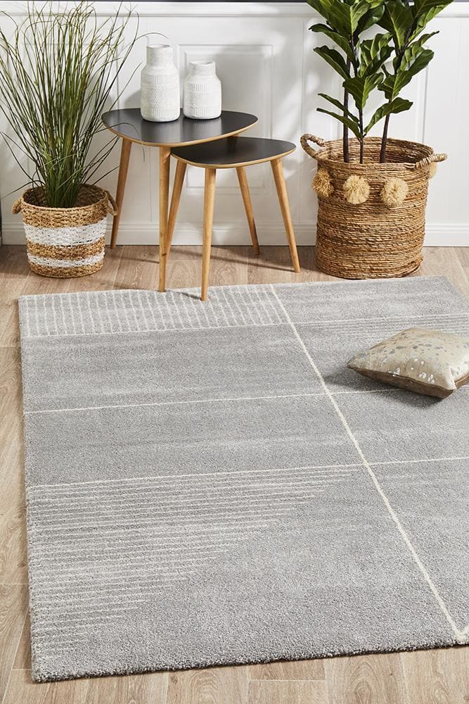 Broadway Florence Rug - Silver