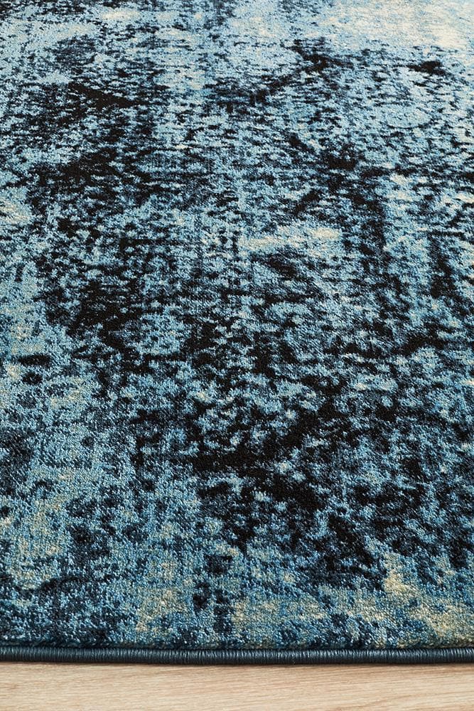 Calypso Elisabeth navy transitional style rug