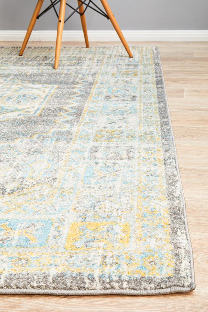 Century Washburn grey traditional design rug