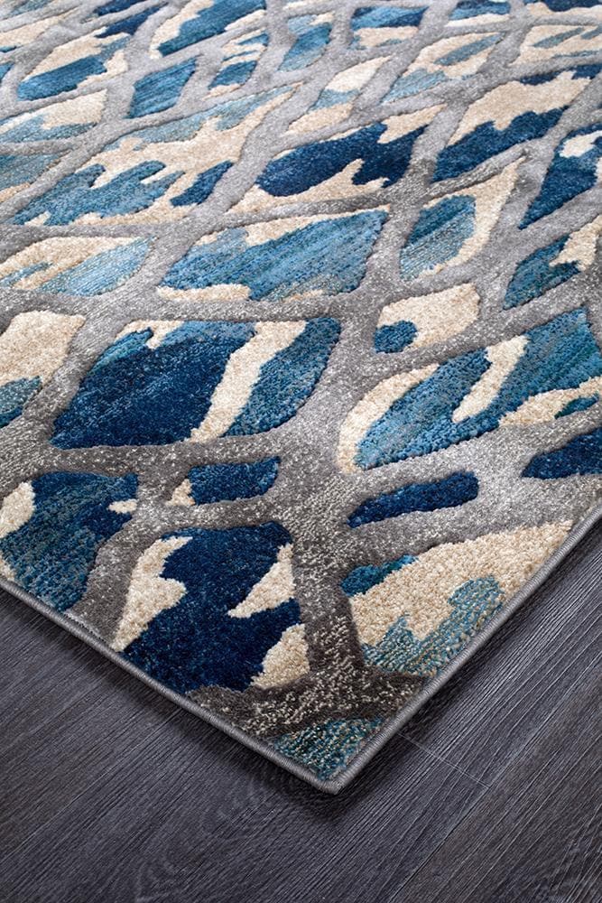  Dreamscape Ropes - Blue modern rug