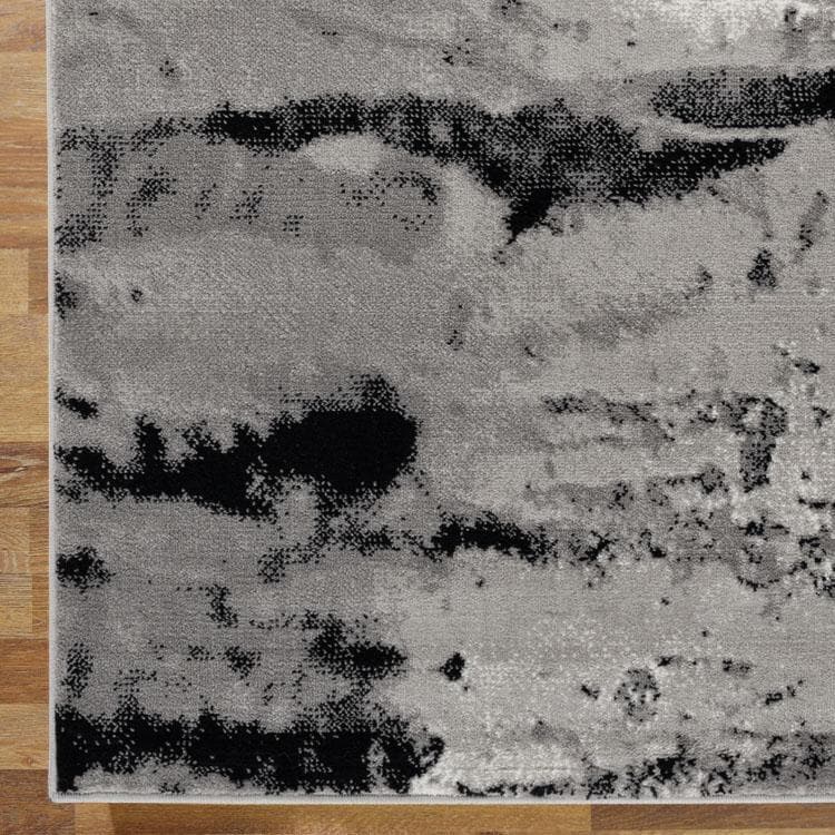 Desire 3444 grey modern designer heat-set polypropylene rug