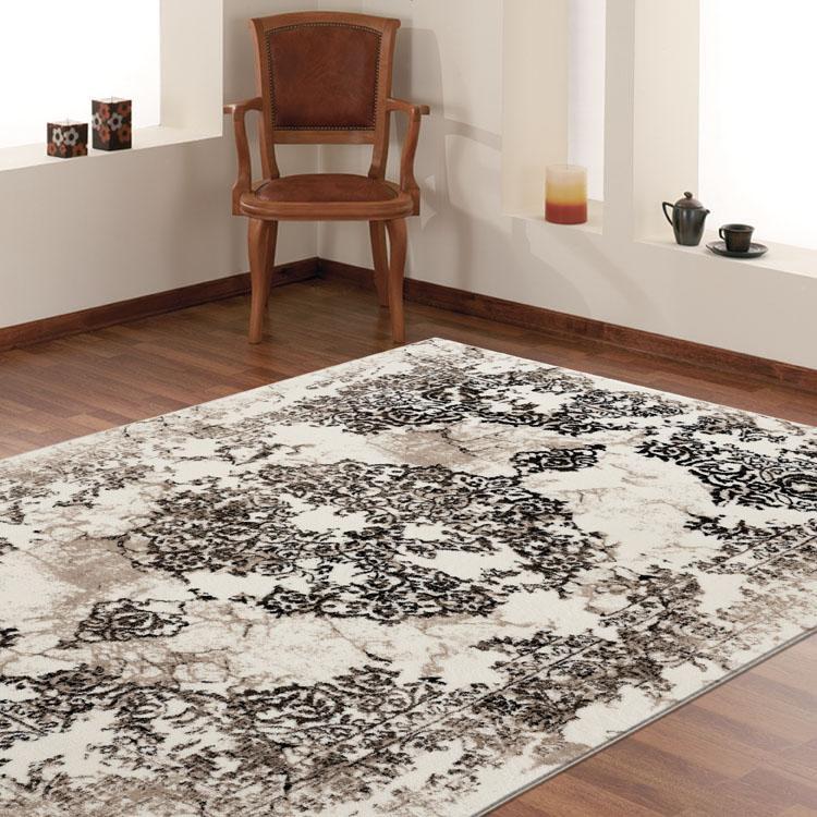 Desire 3446 brown transitional traditional designer heat-set polypropylene rug