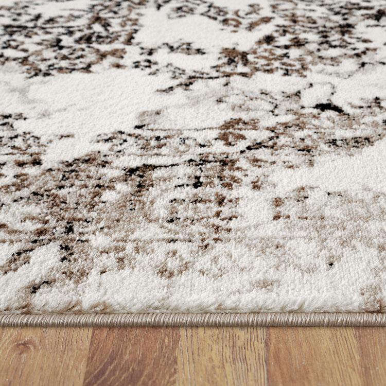 Desire 3446 brown transitional traditional designer heat-set polypropylene rug