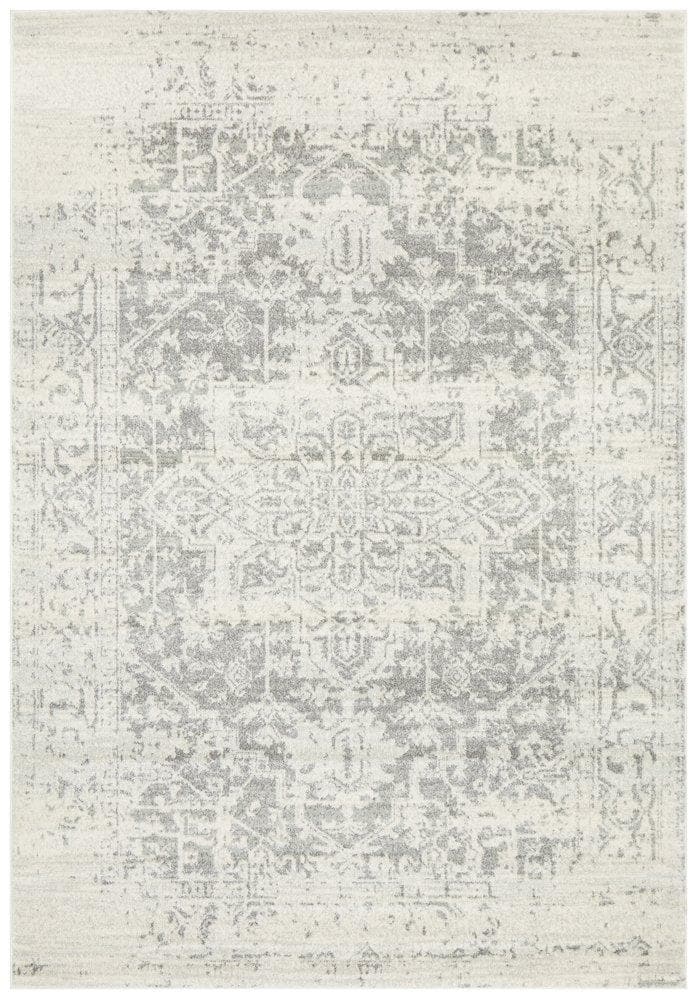 Transitional Dream - White Silver - Rug