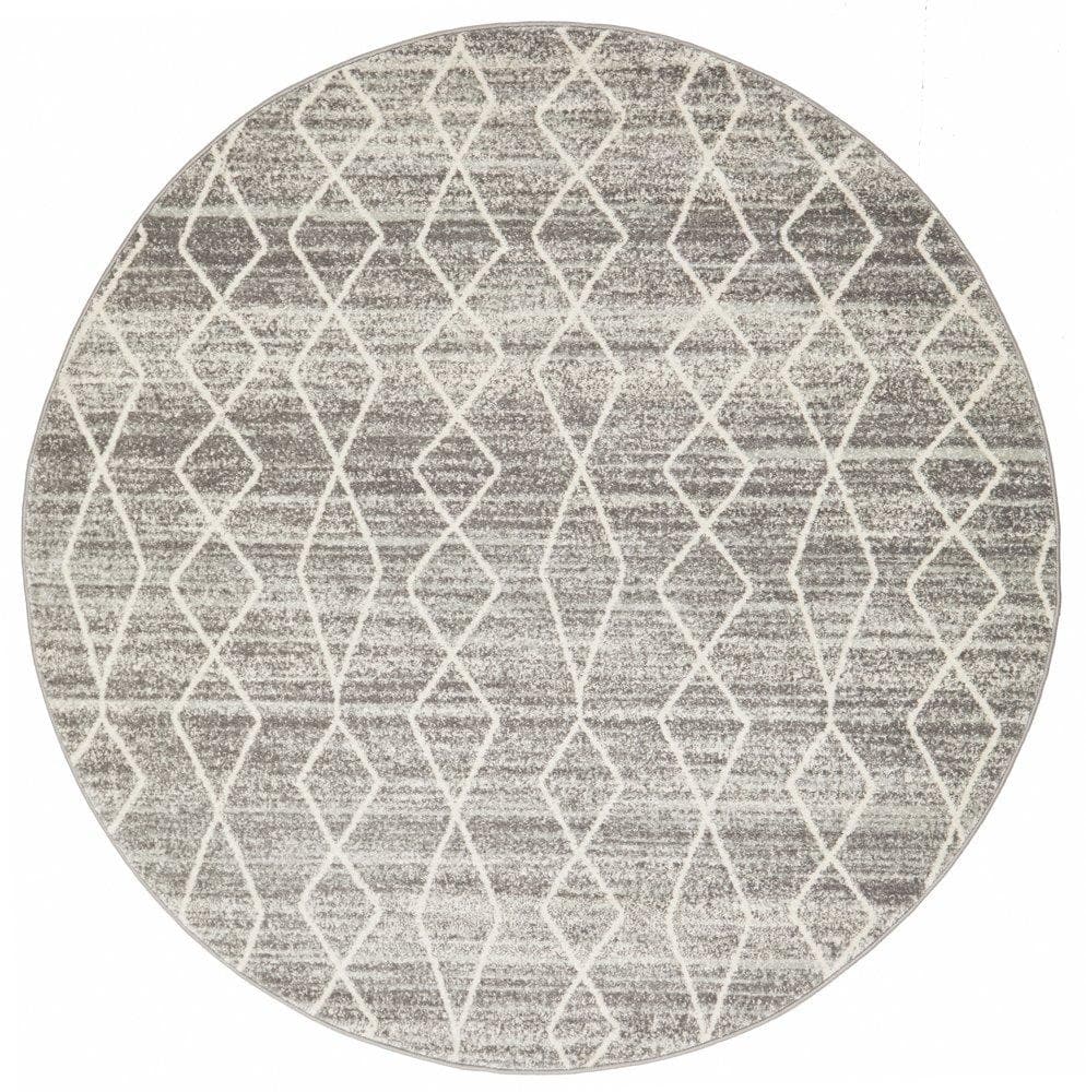 Transitional Remy - Silver [Round] - Rug