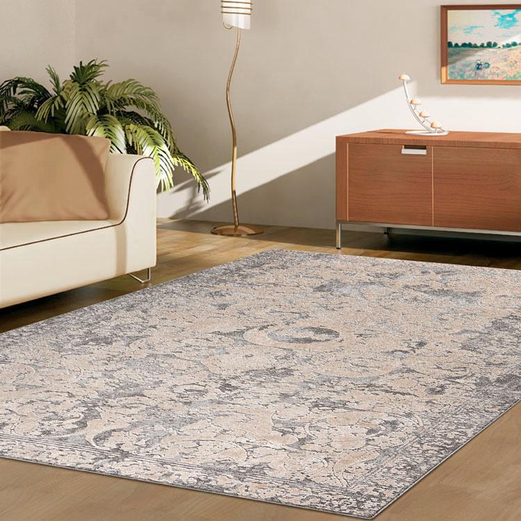 Envy 380 blue transitional classic design rug