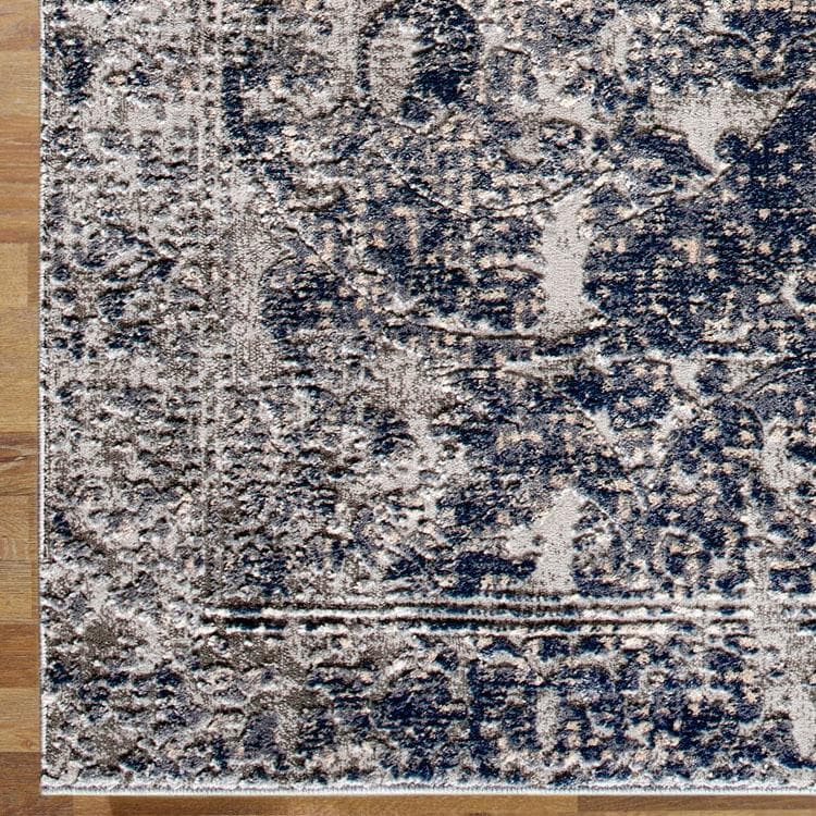 Envy 380 navy transitional classic design rug