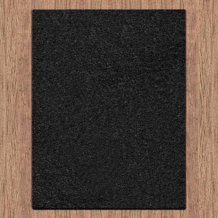 Europa 1000 black plain colour designer rug