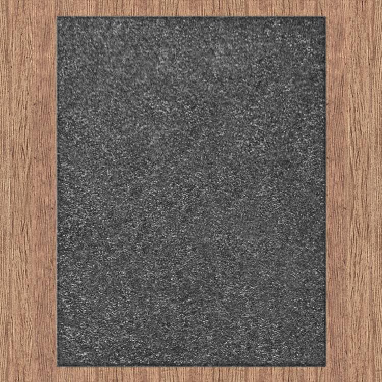 Europa 1000 dark grey plain colour designer rug