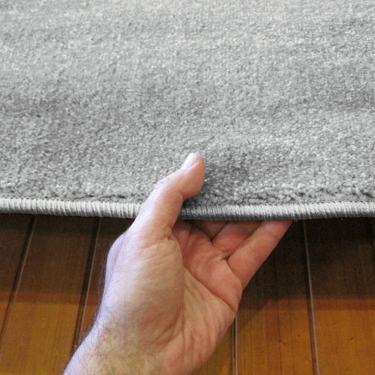 Europa 1000 grey plain colour designer rug