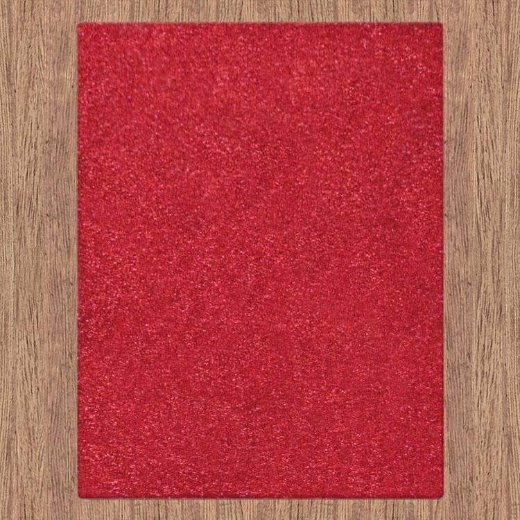 Europa 1000 red plain colour designer rug