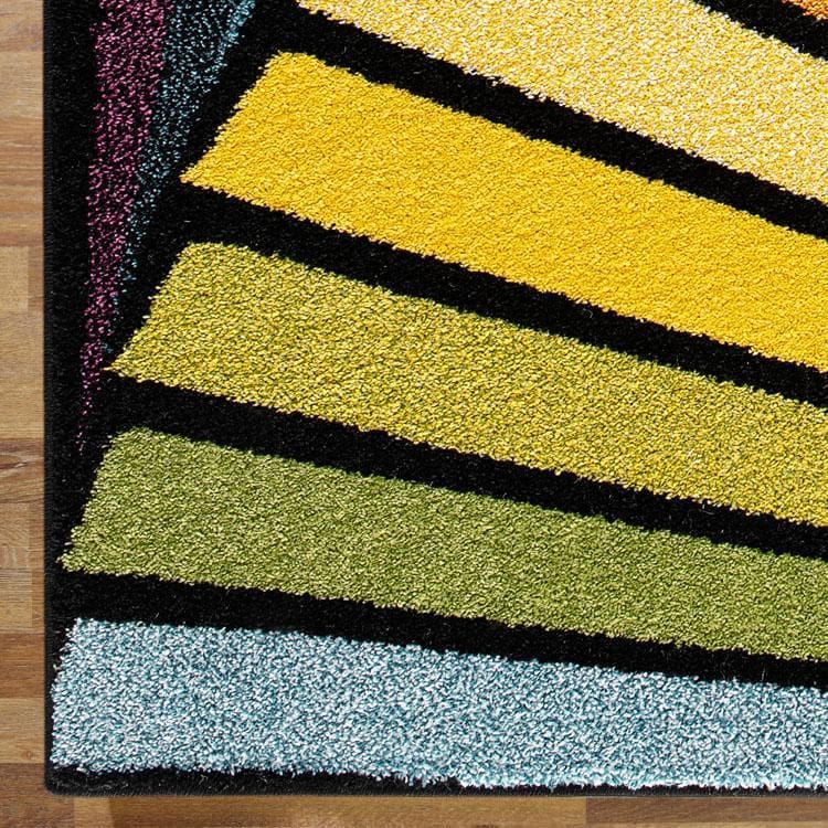 Galaxy 213 multi coloured modern rug