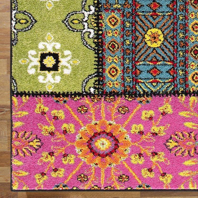 Galaxy 64 multi coloured hall runner modern rug